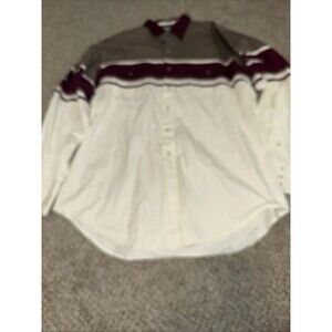 Vintage Western Rodeo Pearl Snap Shirt Long Sleeve XL Cumberland Outfitters
